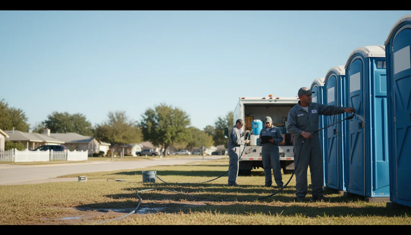 Long-Term Portable Toilet Rental in Camden, MI near me